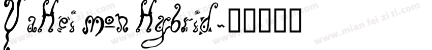 YaHei mon Hybrid字体转换